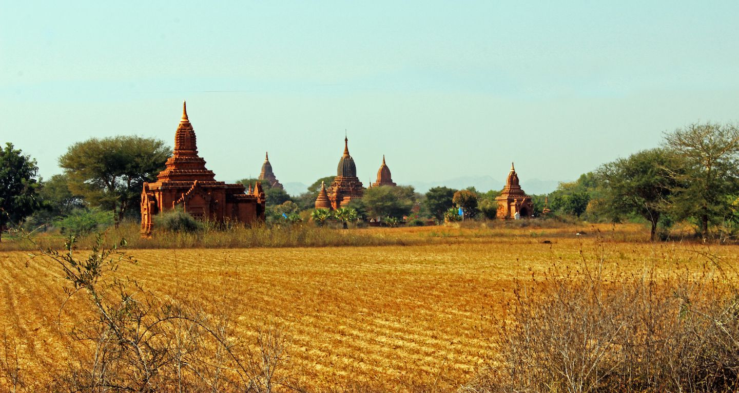 temples in bagan in myanmar