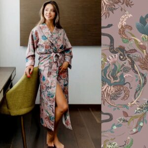 Women's Dressing Gown - Luxurious Fabrics