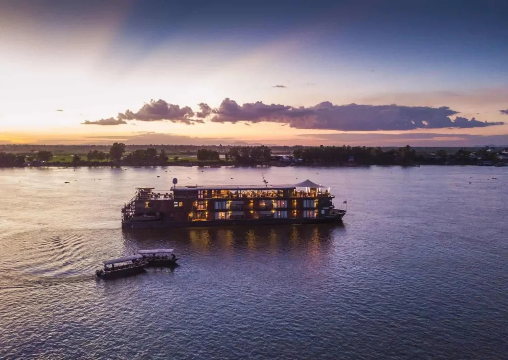 Boat Trip on the Mekong River to Cambodia